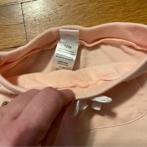 Disney Baby | Pink Minnie Mouse Hooded Sweatsuit | 12 mo - Picture 8 of 9